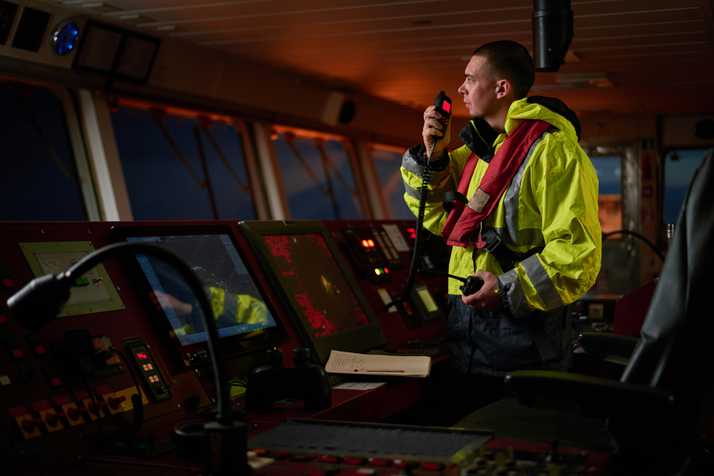 navigator in a boat.